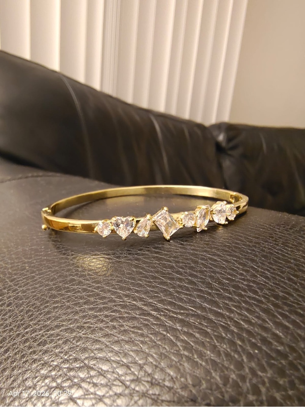 NWOT bundles of Adornia Bamboo Textured Cuff Bracelet & Nordstrom Cubic Zirconia - Picture 4 of 5